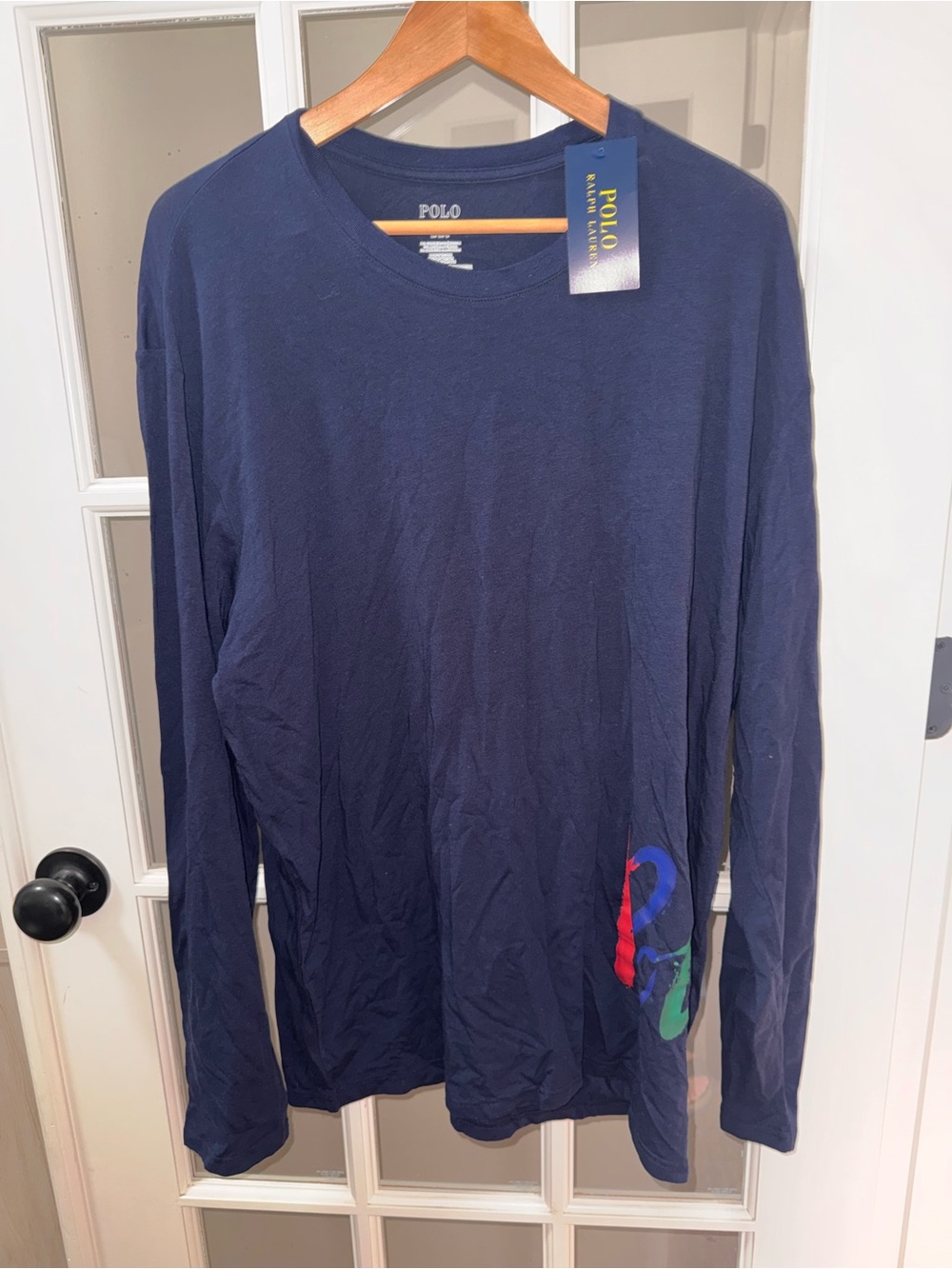 Polo men’s size large long sleeve shirt NWT